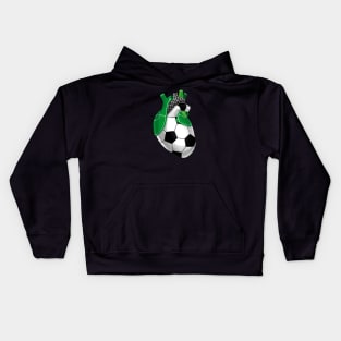 Soccer heart Kids Hoodie